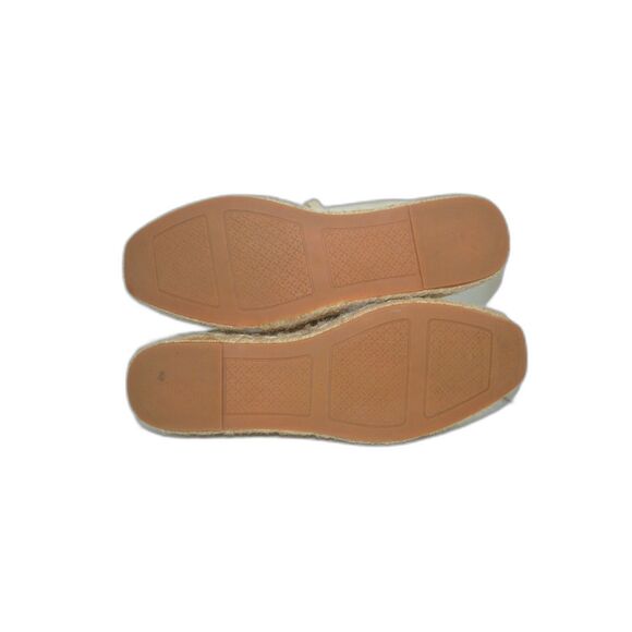 Tory Burch Rios Lace Up Cream Espadrille Booties boots Size 8 - Picture 9 of 13